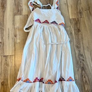 Carolina k white dress women’s size M